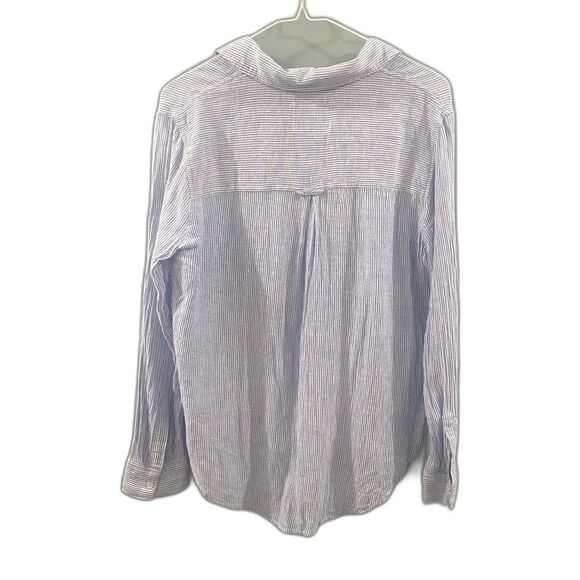 Rails Mateo Cabo Stripe Linen Shirt S - Picture 5 of 9